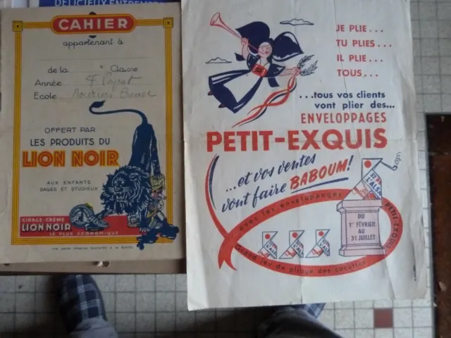 Lot D'anciens Buvards Publicitaires - Annees 50 - Vintage -Gervais 2