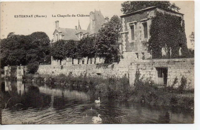 ESTERNAY - Marne - CPA 51 -  le Chateau 7 - la chapelle