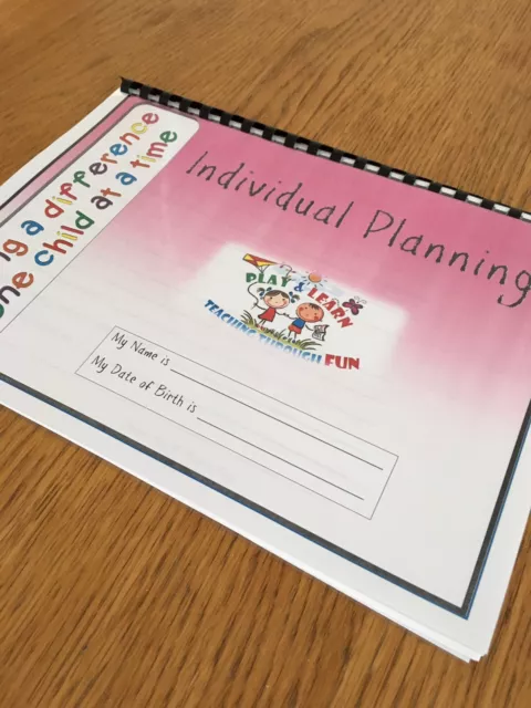 Childminder, Childminding, EYFS - Individual Planning Book