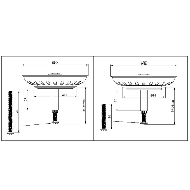 For Blanco Replacement Kitchen Sink Strainer Waste Plug Basin Drain Filter   ~