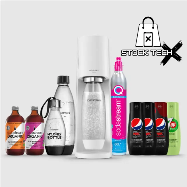 Sodastream Terra Flavour Kit Sparkling Water Maker (White)