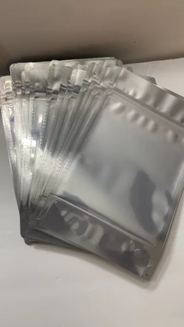 (50) 1 Quart Genuine Mylar Food Storage Bags 8*12" + (50) 300CC Oxygen Absorbers