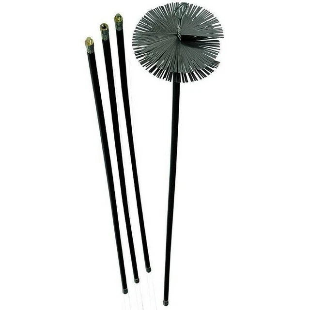 Kit Spazzacamino 6 Canne Da Cm. 140 Diametro Mm.300 8020589212306 Kit Spazzacamino 6 Canne Da Cm. 140 Diametro Mm.300 8020589212306