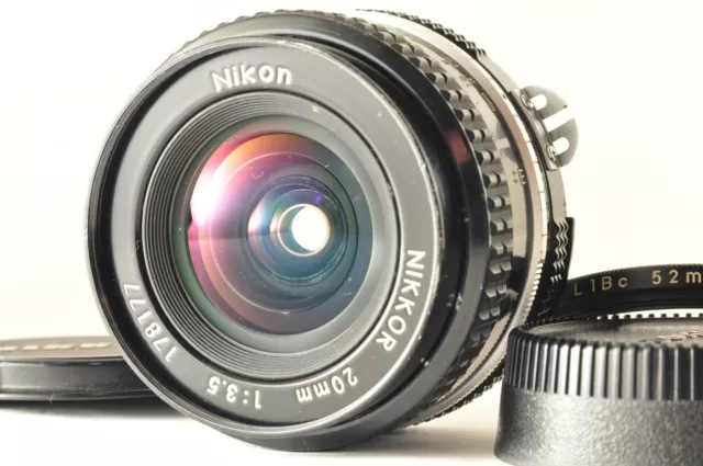 Nikon Ai Nikkor 20mm F/3.5 Angle Large Mf Objectif De Japon #870
