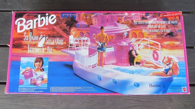 1992 BARBIE TRAUMSCHIFF Sea Holiday Cruise Ship Yacht Schiff EUR