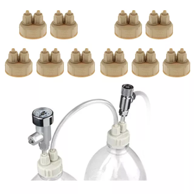 10x CO2 Flasche Aquarium DIY Luftdiffusor Generator Quick Kit