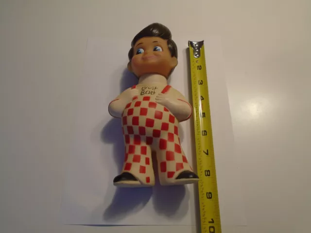 1973 Vintage Bob's Big Boy Vinyl Piggy Bank 8.5" figure Restaurant Advertising 