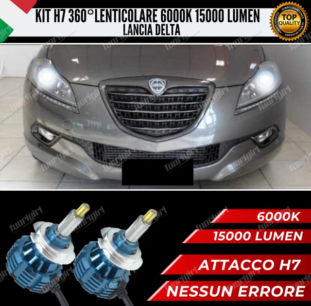 thumbnail image 2 of Canbus-Ready H7 LED Headlight Bulbs 6000K Xenon White – 360° Lenticular Light – No Error (Pair) 2 of 5