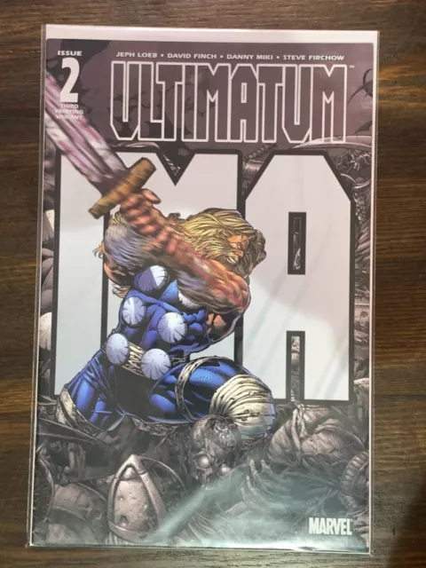 Ultimatum #2 Nm 2Nd Second Print Thor Variant - Marvel 2009