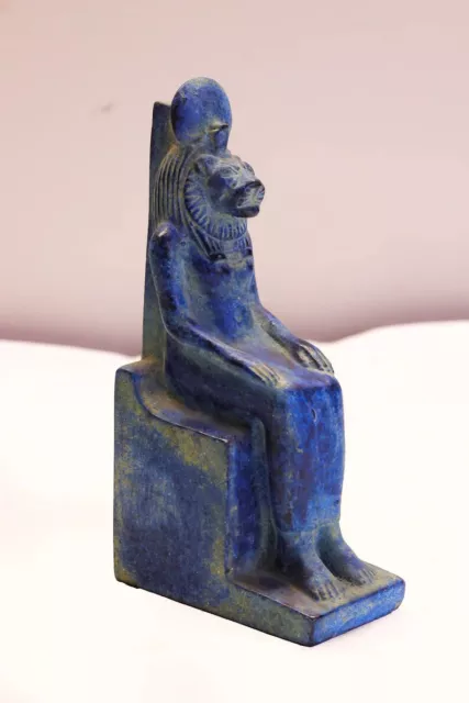 Hermosa Estatua de la Diosa Egipcia Antigua Sekhmet, Escultura del León Sekhmet