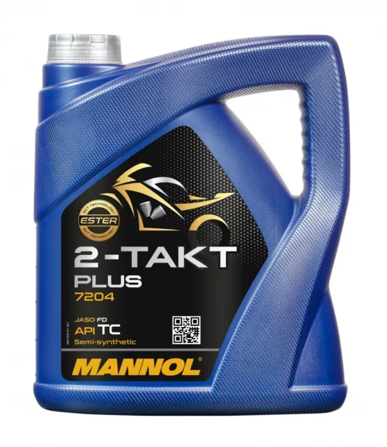 MANNOL Plus Motoröl Motorenöl 4 L