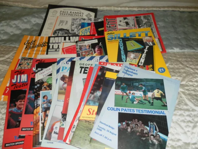 Tottenham Hotspur Spurs Away Testimonial Programmes - Choose From List