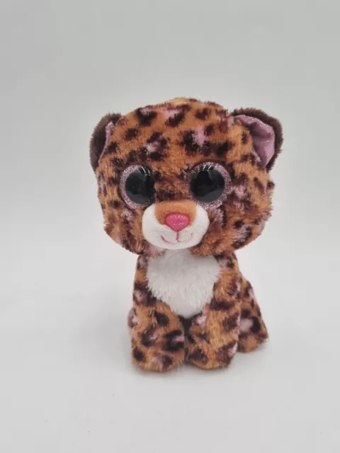 Patches the Pink & Brown Leopard TY Beanie Boos Soft Plush Toy 15cm 6 Inch