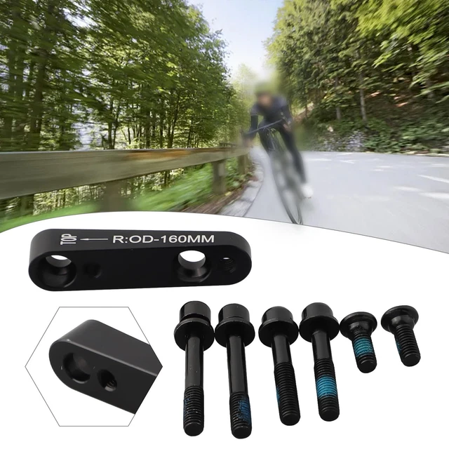 Adaptateur De Frein à Disque 160 Mm Pour VTT – 6 Vis, Acier Inoxydable, Trou Symétrique 48 Mm