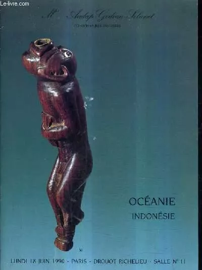 Art Primitif - Océanie, Indonésie - Catalogue de Vente Audap - 18 Juin 1990