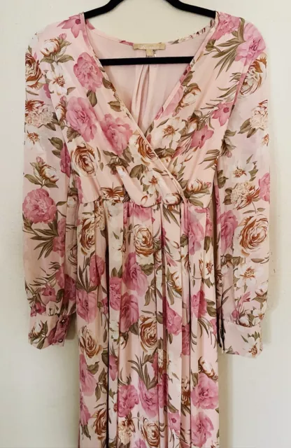 NWT | PINKBLUSH | Floral Maternity Maxi Dress | Women’s | Size: Large