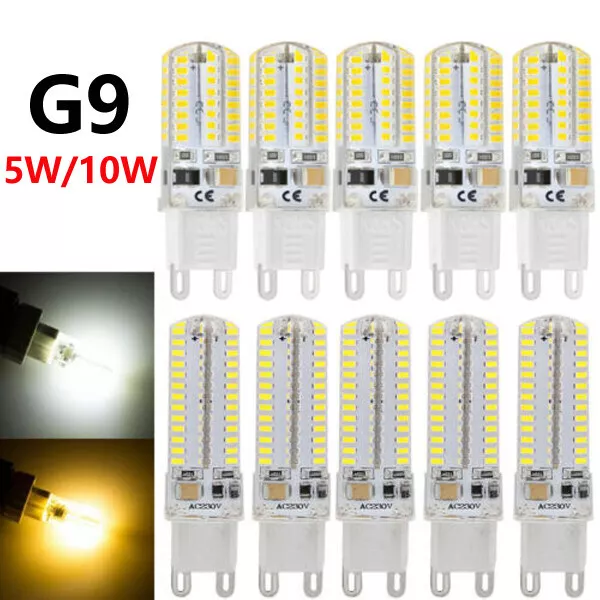 G9 5W 10W LED Lampe Birne Sockel Leuchtmittel Warmweiß Kaltweiß 220V
