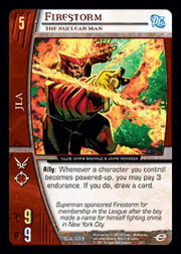 VS System: Firestorm, The Nuclear Man [Played] DC Justice League of America TCG