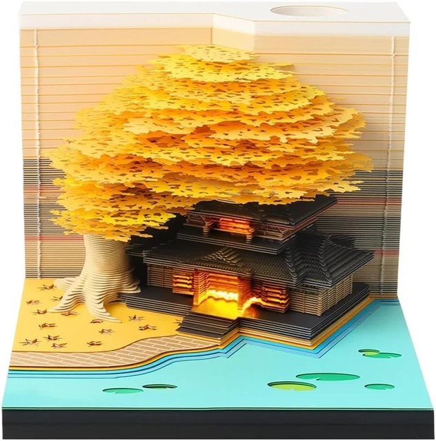 2026 Calendario 3D Da Strappare Con Luci A LED