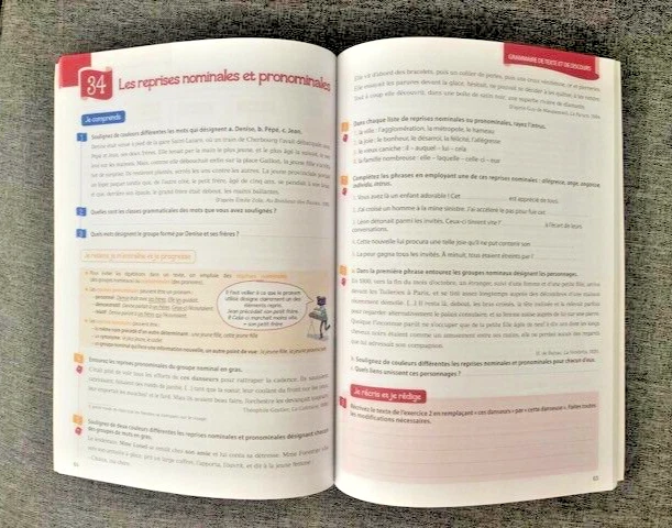 CAHIER DE FRANÇAIS 4ème Hachette 2019 comme neuf EUR 2,00 - PicClick FR