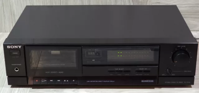 Sony TC-FX110 Stereo Cassette Deck  High Density Head Low Distortion TESTED