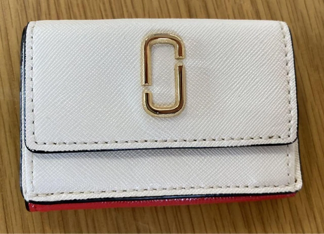 [Japan Used Wallet] Marc Jacobs The Snap Shot Mini Trifold Wallet Tricolor