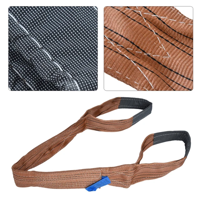 6T Flat Lifting Sling PES High Strength Crane Webbing Straps Accessory Spare FEI