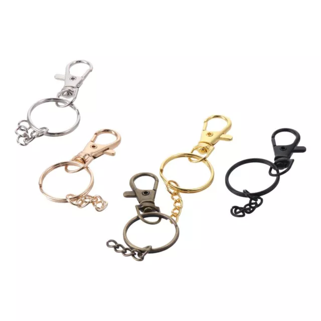 MIX COLOR CHAIN Clip Hooks Alloy Swivel Lanyard Snap Hook Jewelry ...