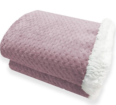 Plaid Divano Caldo e Super Morbido Coperta Flanella per Letto Singolo in Microfibra CosìCasa Coperta Pile Divano Plaid Stampato con Retro Sherpa da 200 gr/mq Fantasia Stelle e Pianeti 