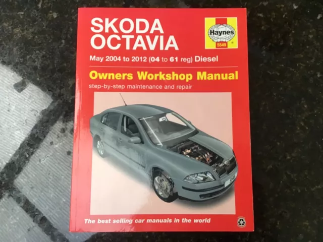 SKODA OCTAVIA Diesel Models 2004 to 2012 SERVICE REPAIR MANUAL BY HAYNES