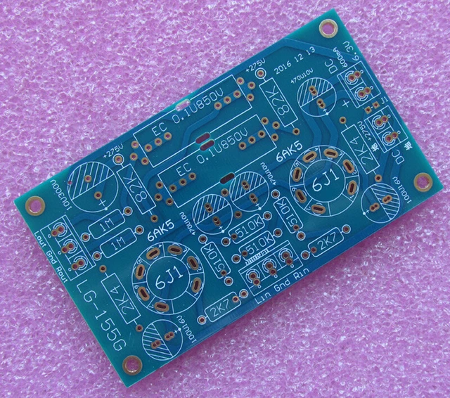 6J1 TUBE PRE-AMP Dual Channel Stereo Preamplifier Valve Preamp Board