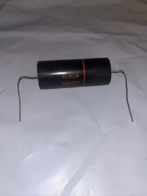 Sprague Black Beauty Capacitors .5 uf 600V Qty 6TM-P5