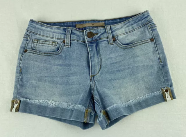 Joes Jeans Cuffed Shorts Denim Blue Cut Off Jean Girls Size 12