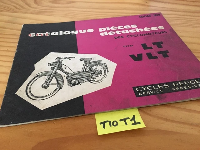 Catalogue Pièces Détachées Peugeot Vélomoteur Super Sport - 1965 - Bon état