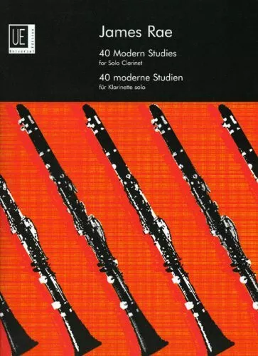 "40 Modern Studies" Edition for Solo Clarinet by James R by James Rae B00006M0CZ