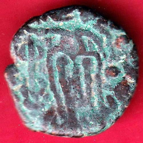 Ancient India Raja Raj Chola Chola Dynasty Octopus Man Rare Coin #Z38