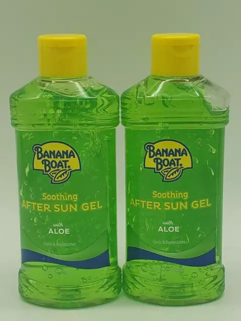 Banana Boat Soothing Aloe After Sun Gel, 8-oz. Pack of 2