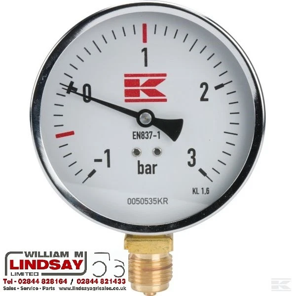 SLURRY TANKER MEC BP Vacuum Pump Pressure Gauge 100mm x 1/2" BSP Thread £19.99 PicClick UK