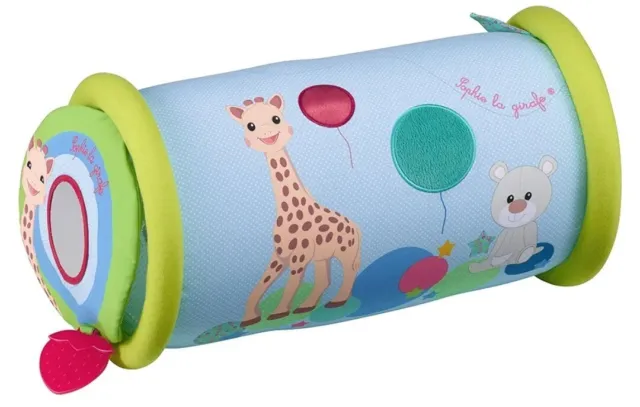 Süße KRABBELROLLE Sophie la girafe Design Vulli  Pastellfarben