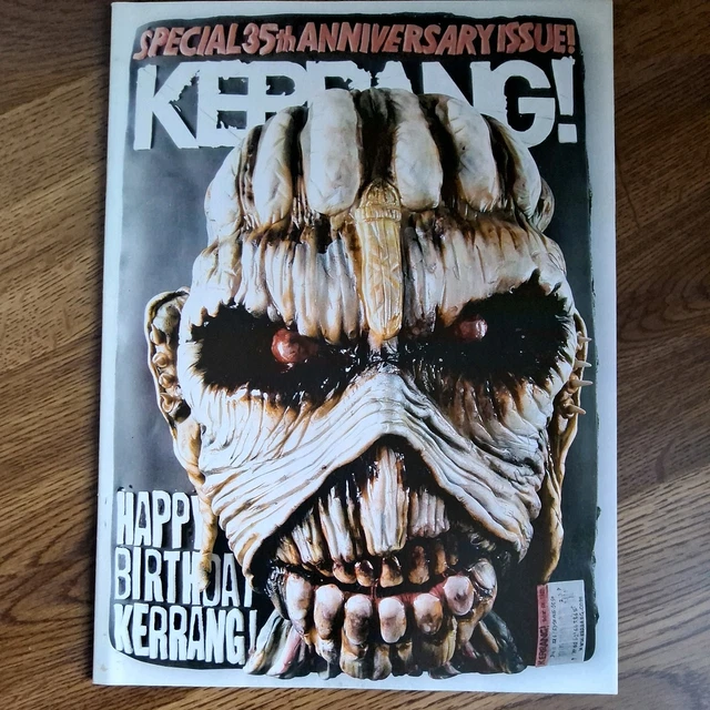 KERRANG! MAGAZINE ISSUE No 1623 Iron Maiden Eddie Cover 35th