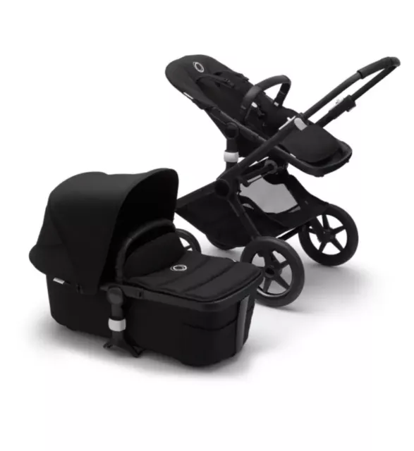 Bugaboo Fox 2 (Brand New - Unopened Box) Black with Black Wheels