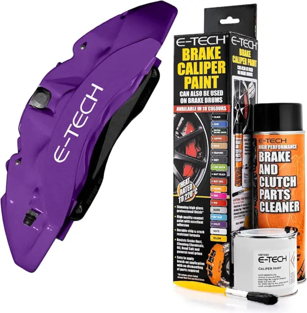 PURPLE Brake Caliper Paint Kit For Drums Car Engine Bay Car