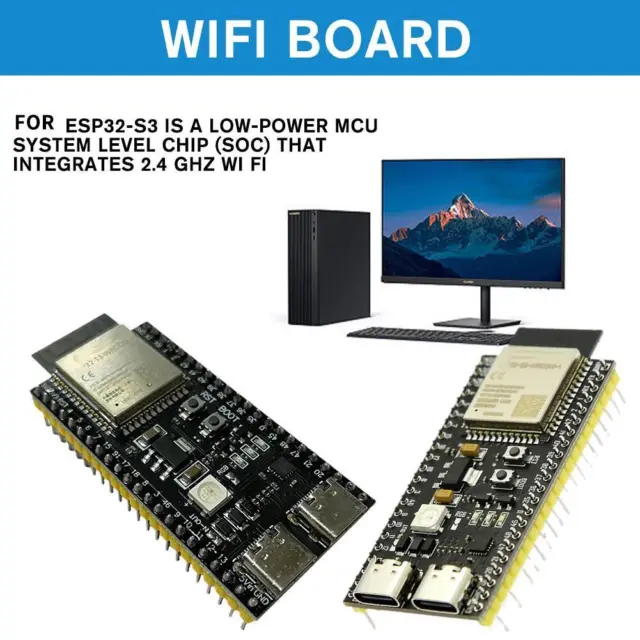 ESP32-S3-DevKitC-1 ESP32-S3 Scheda compatibile WiFi Bluetooth 5.0 BLE rete E7J5