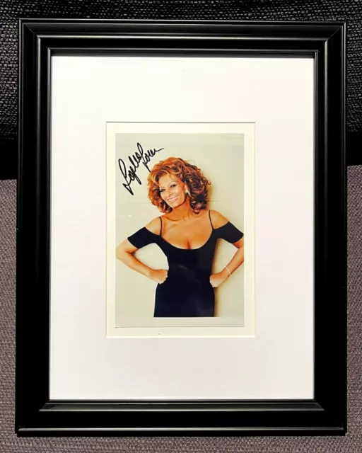 Sophia Loren Original Signed Quality Framed Photo with AFTAL Registered COA