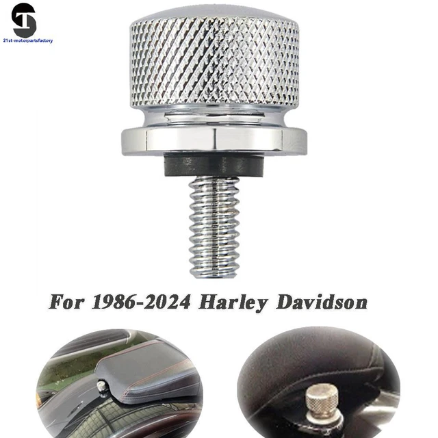 Seat Bolt For Harley Davidson Motorcycle Rear Seat Bolt Fender Screw Nut Mount Tab Knob Cover Silver Black For Harley Touring Softail Harley Motorcycle Seat Mounting Kit - Foto 10