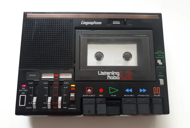LL Cassette Recorder MR-L5リンガフォンLLレコーダー 懐かしの英語発音練習用レコーダー（リンガフォンの「MR-L5