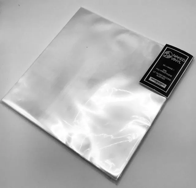 10x Premium 12 PVC Record Sleeves Vinyl LP Cover Outer