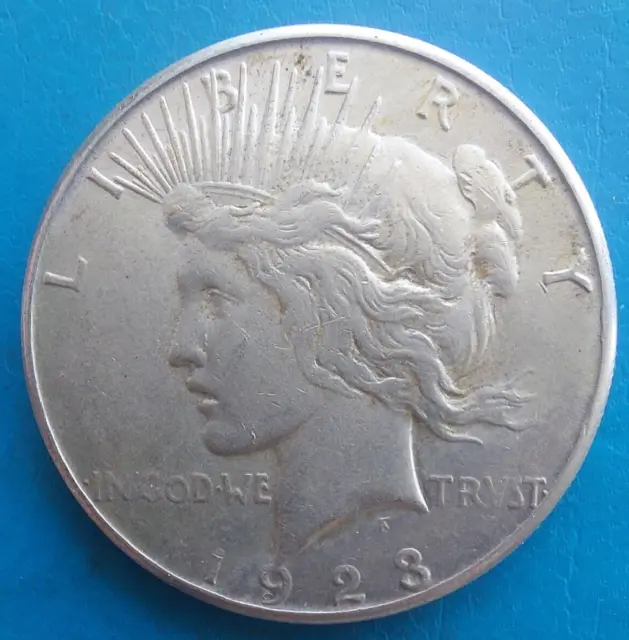 Etats-Unis United States USA Peace dollar argent 1923 S km 150