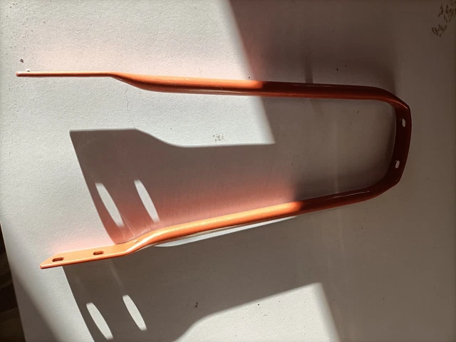 Bavette Garde-Boue Avant Cyclo Orange Pour Motobécane - Neuf - Fabriqué En France