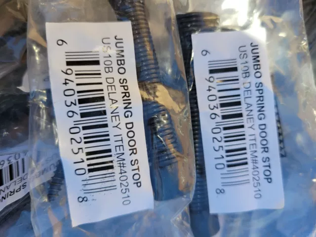 Door Stops, ORB, Spring, Delaney 402510. $2.00 each, Quantity of 30 $50.00